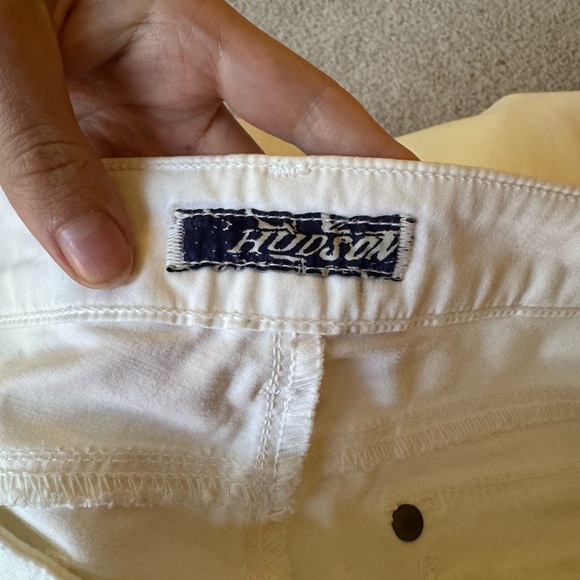 Hudson Jeans Women's White Flare & Wide Leg - Picture 5 of 8